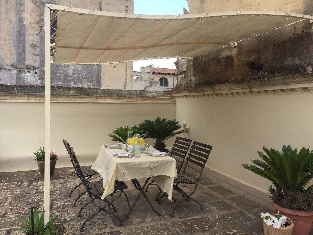 Historic Terrace Apartment Lecce Exterior foto